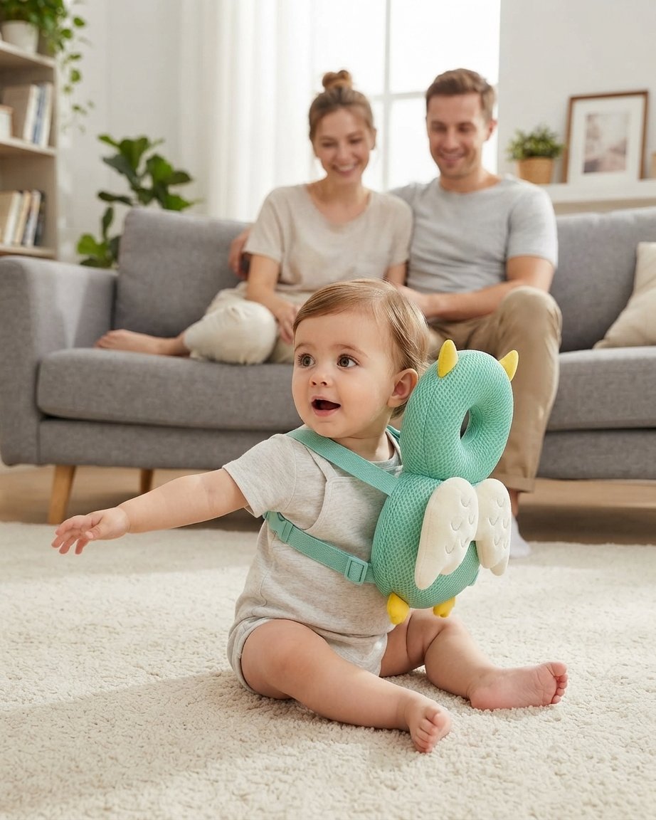 Baby Head Protection Cushion with Adjustable Straps