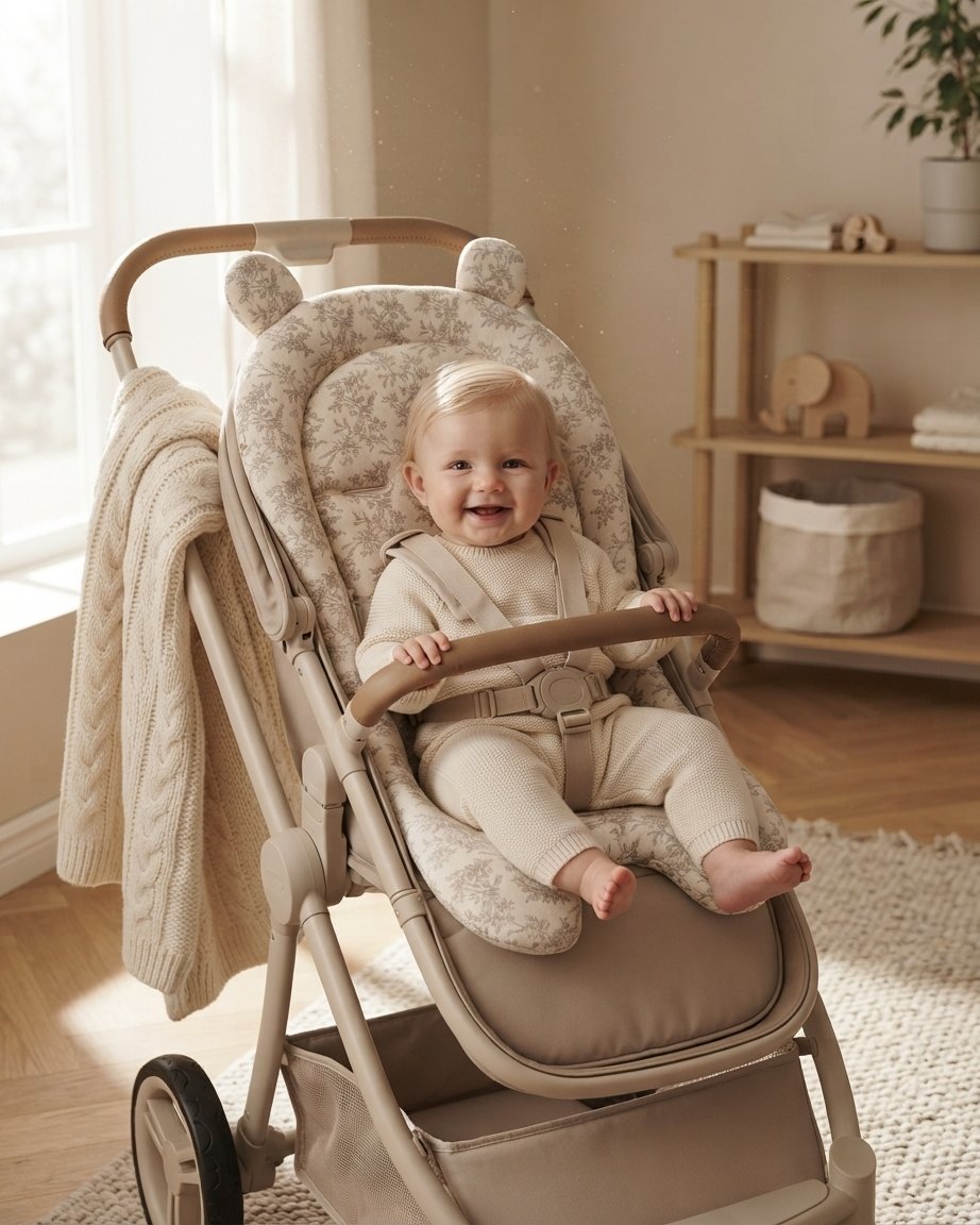 Baby Stroller Seat Cushion – Soft Breathable Liner