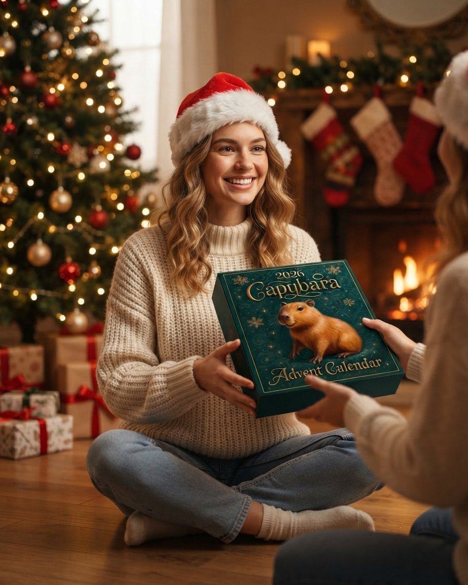 Capybara Advent Calendar 2026 with 24 Surprise Figures