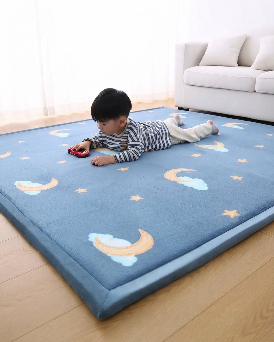 Children's Foam Play Mat with Non-Slip Backing