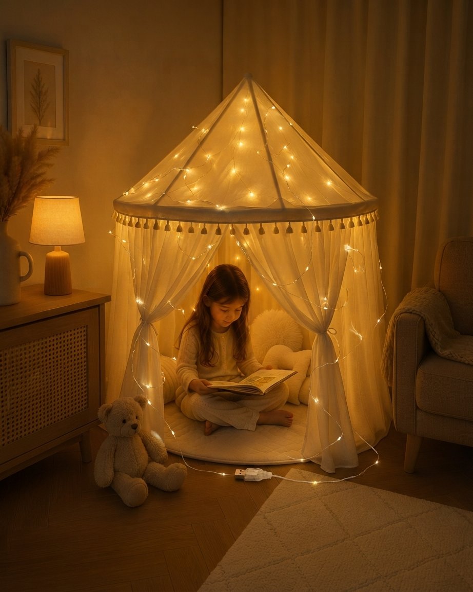Children's Play Tent Fairy Lights with Warm White LEDs