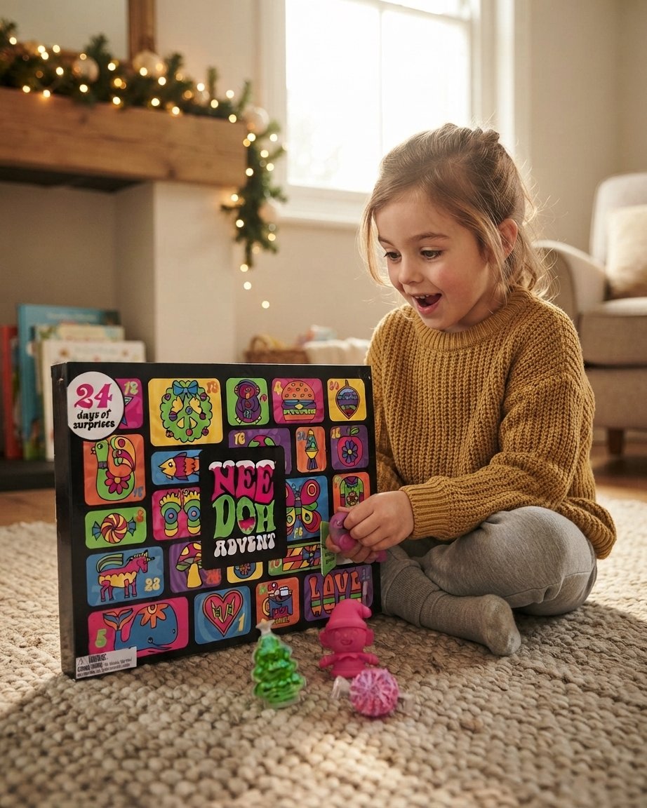 Christmas Advent Calendar with 24 Squishy Sensory Toys