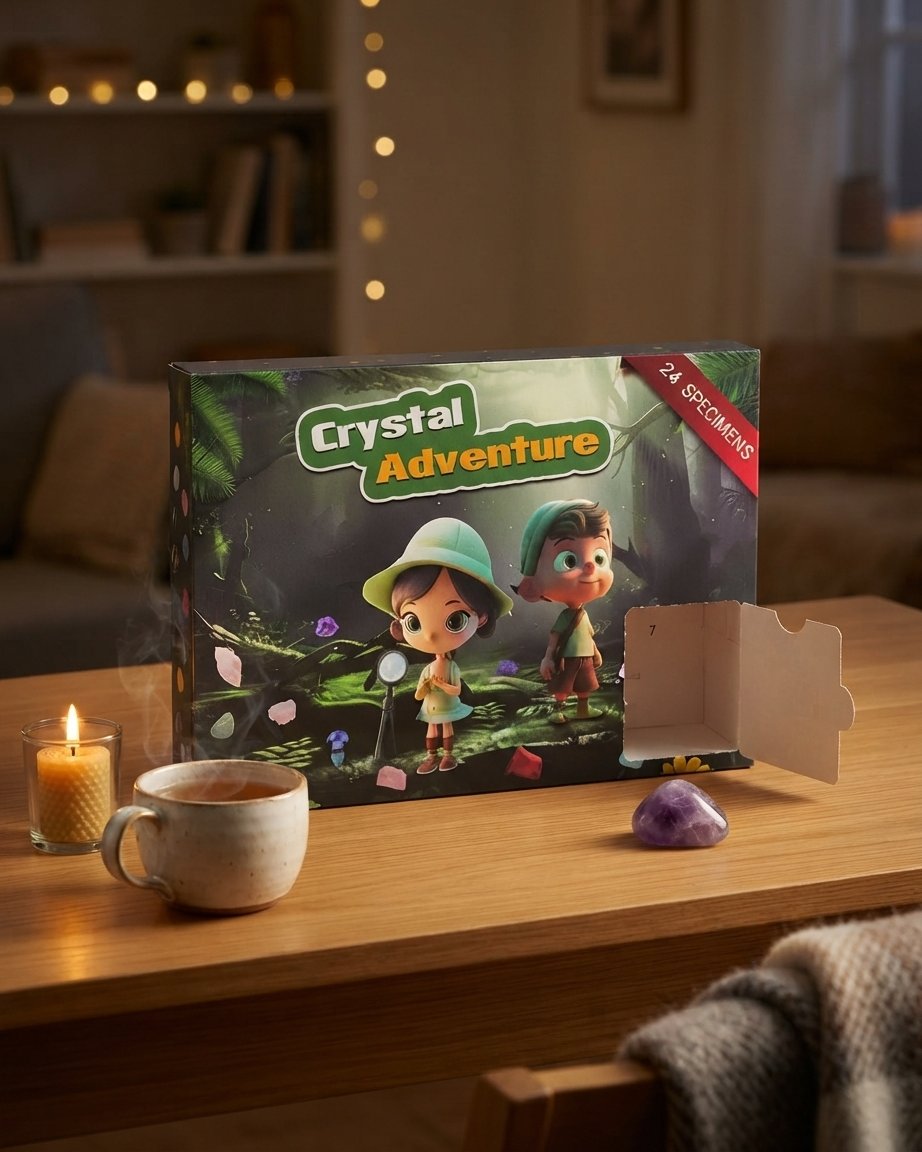 Crystal Advent Calendar – 24 Polished Gemstone Specimens