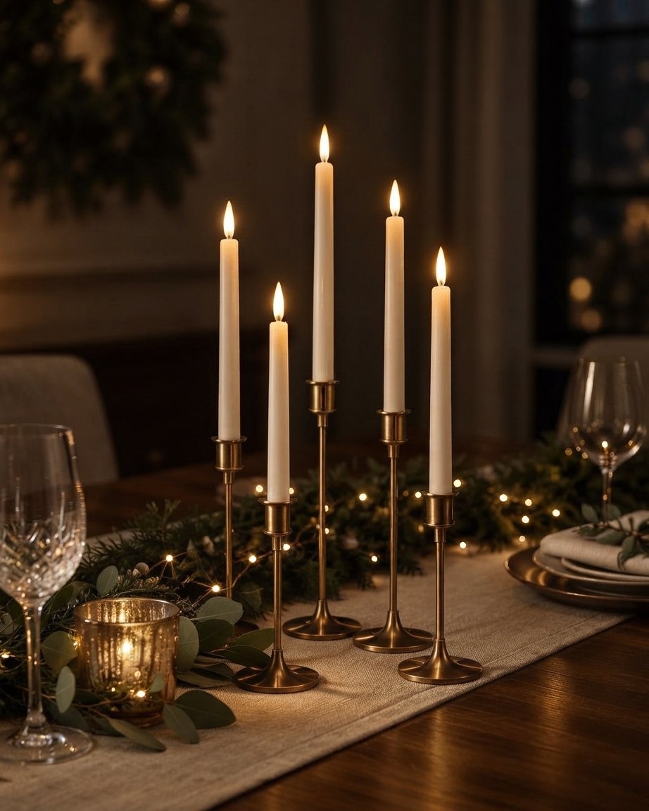 Flameless LED Taper Candles with Remote Control