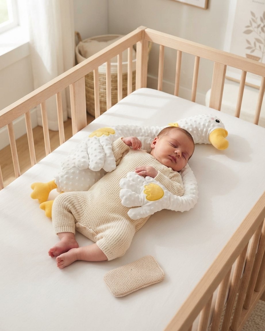 Goose Plush Toy with Vibrating Comfort Hand