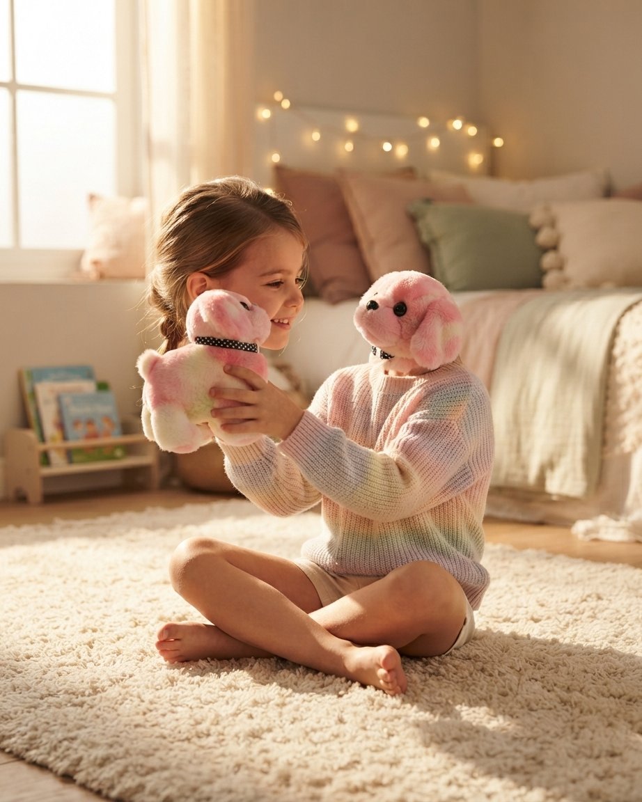 Interactive Walking Barking Plush Puppy Toy