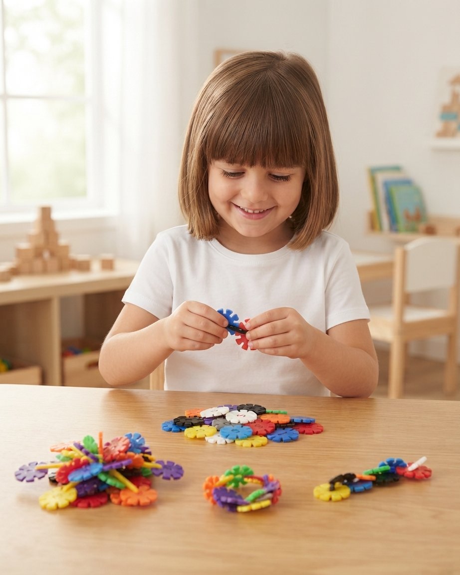 Interlocking Building Discs – Colourful Creative Play Set