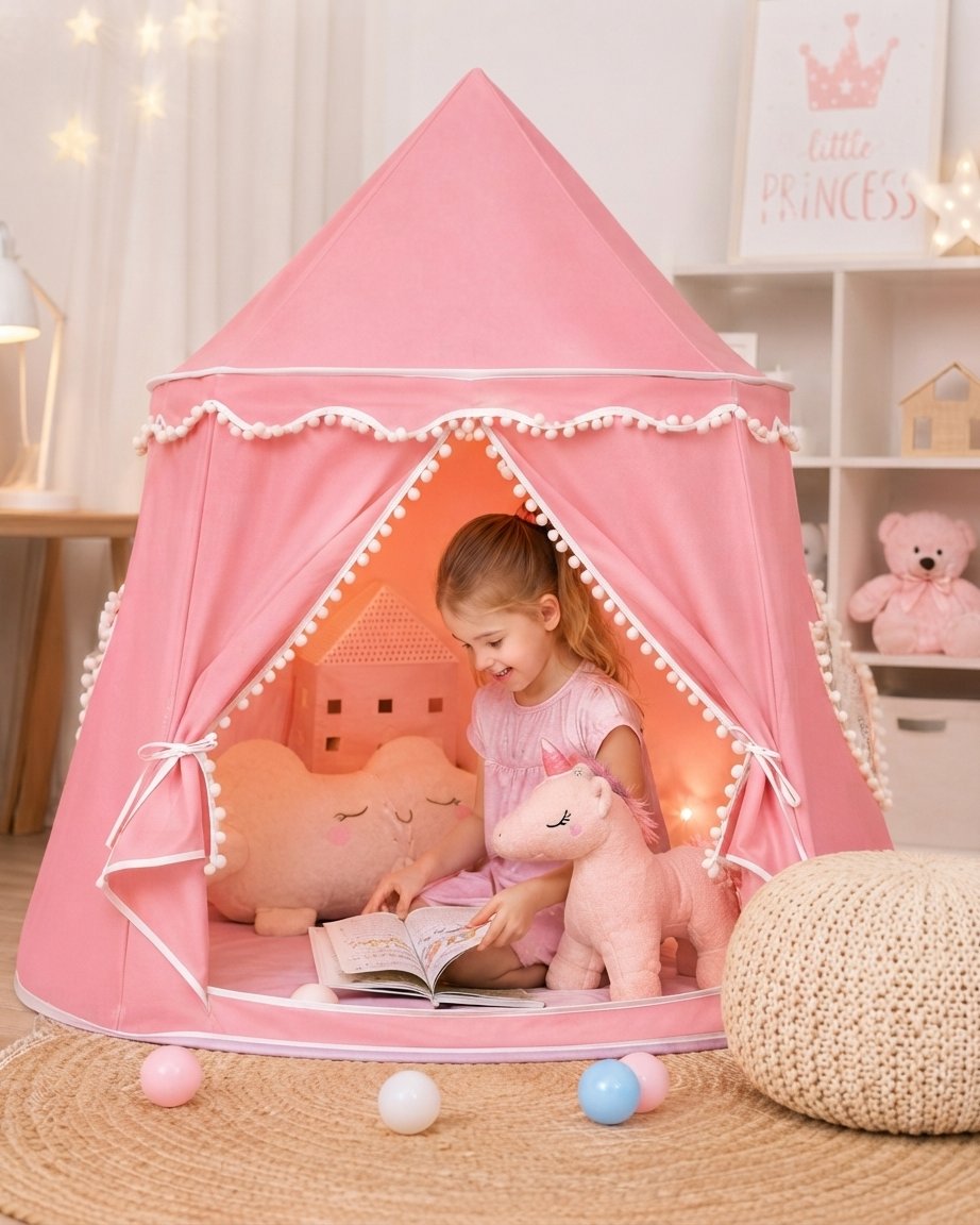 Kids Play Tent – Indoor Teepee for Toddlers & Children