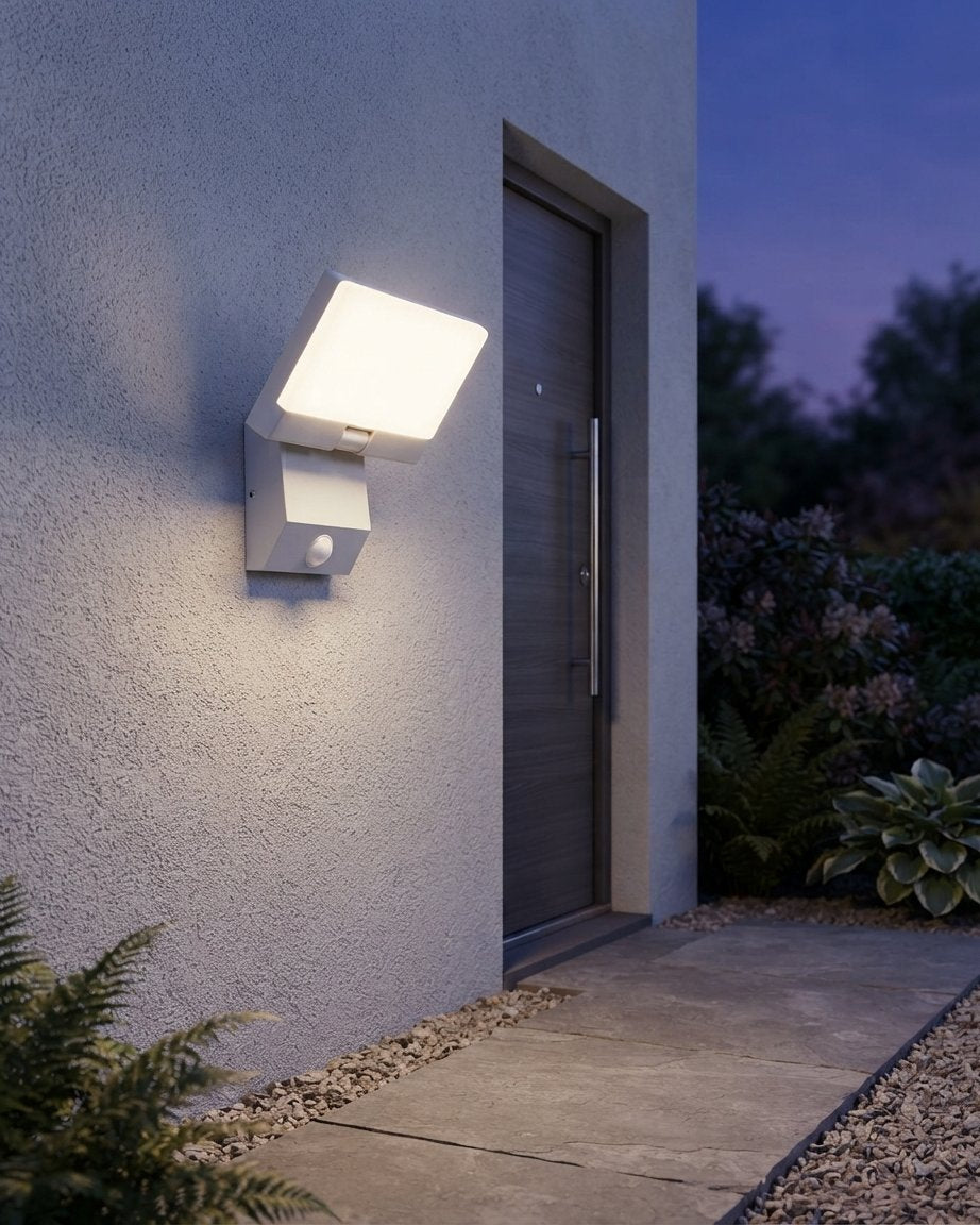 LED Outdoor Wall Light with Motion Sensor, 18W IP65