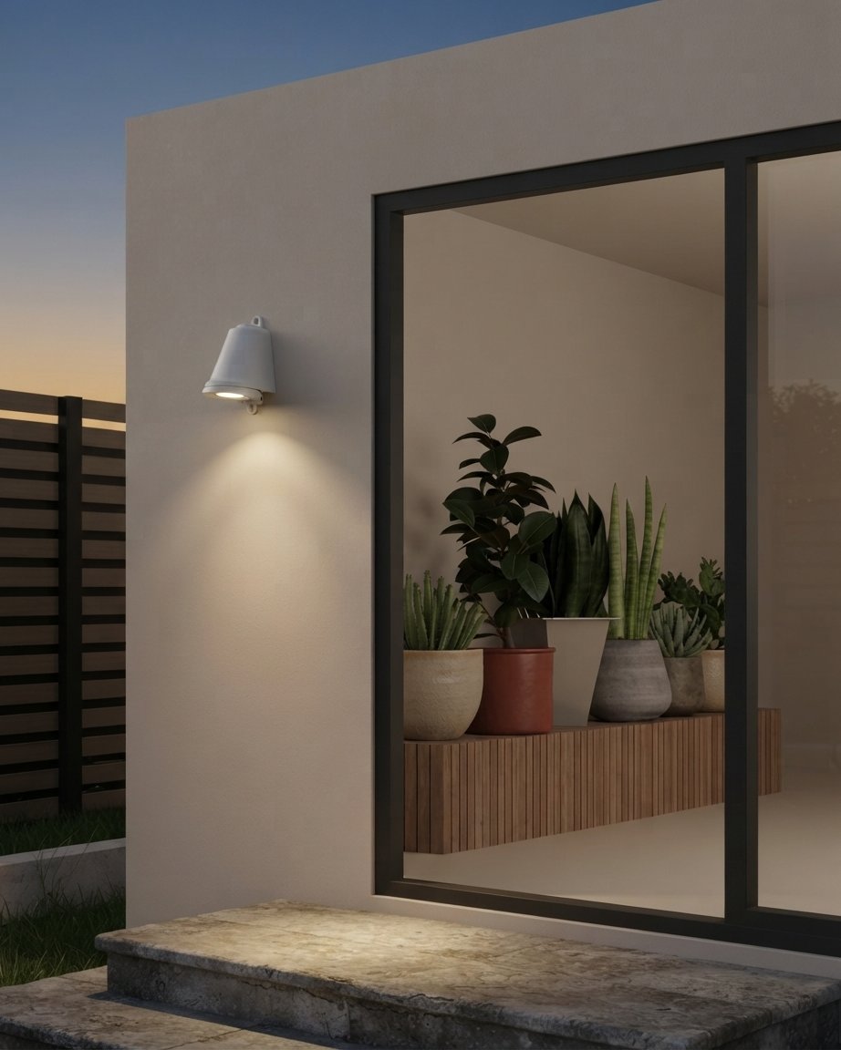 Outdoor LED Wall Light, IP65 Aluminium Sconce