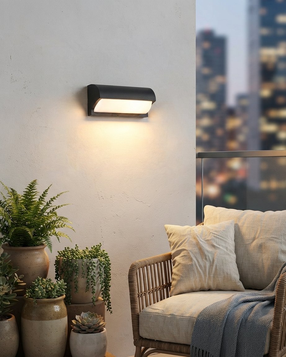 Outdoor LED Wall Light, IP65 Waterproof, Warm White