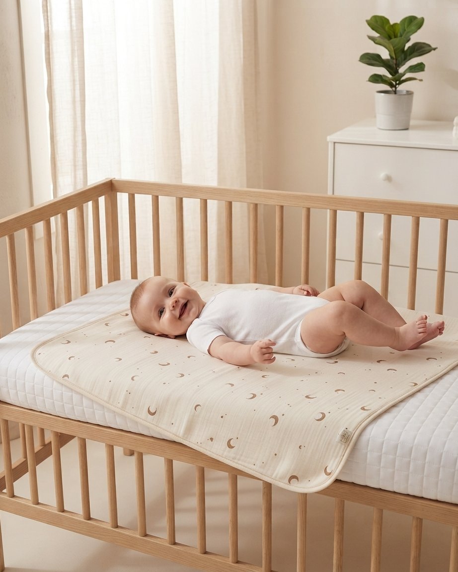 Quilted Cot Mattress Protector, Waterproof & Breathable