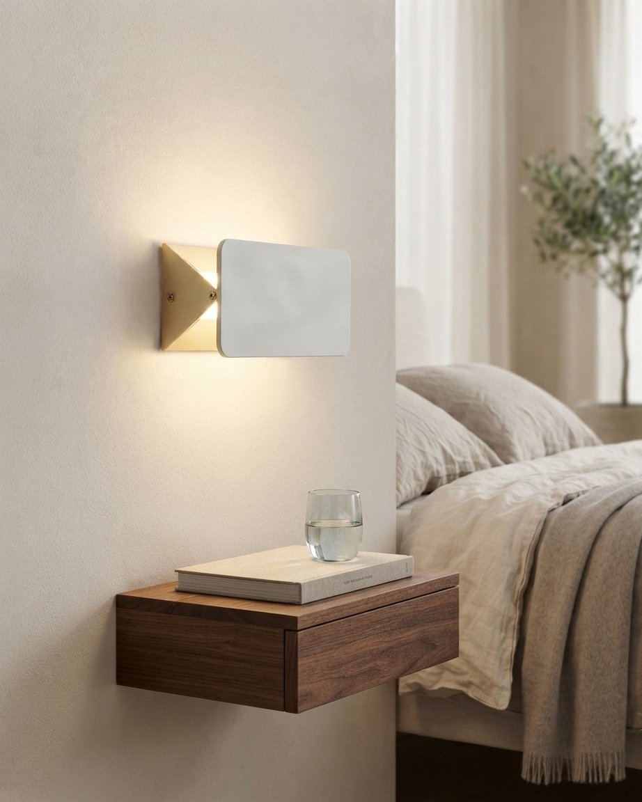 Rotatable LED Wall Light, Metal & Acrylic, Warm or Cool