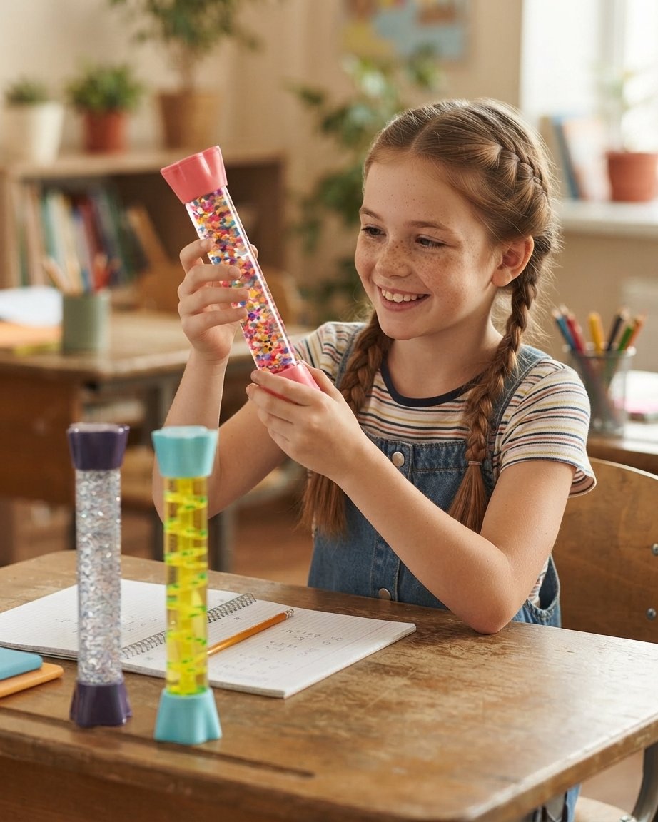 Sensory Motion Tubes – Liquid Glitter & Bubble Set