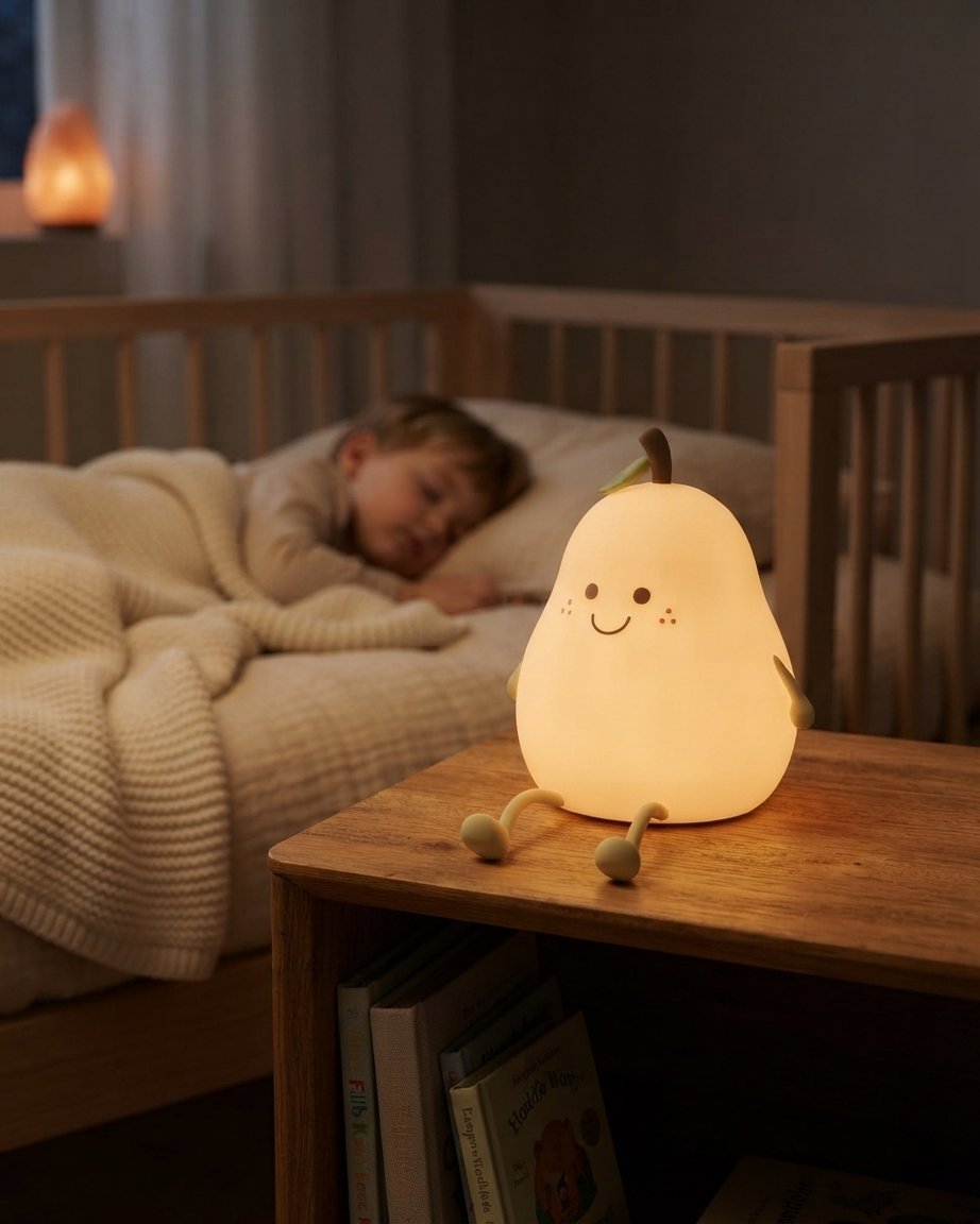 Silicone Night Light for Children, Dimmable LED