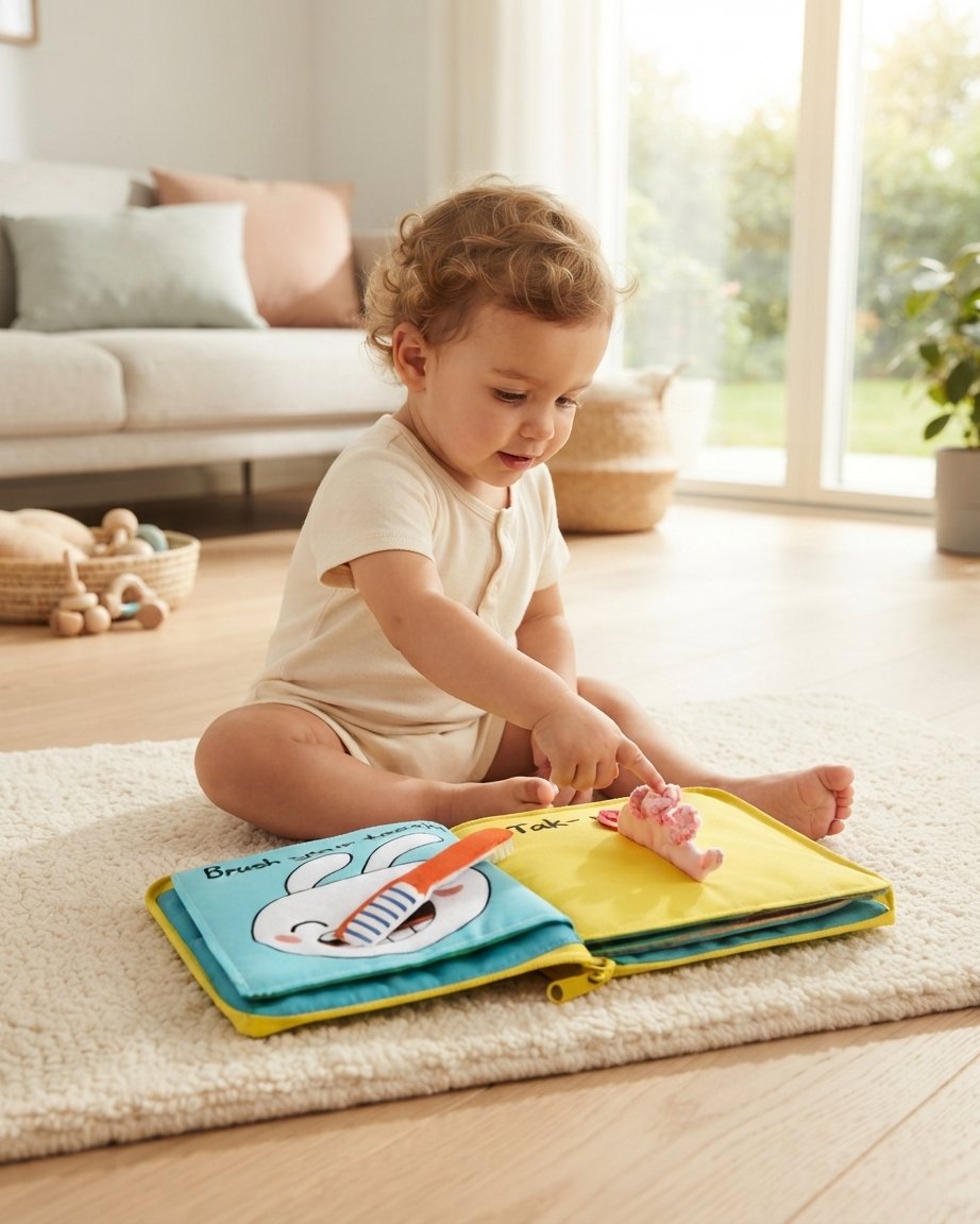 Soft Cloth Activity Book for Babies and Toddlers
