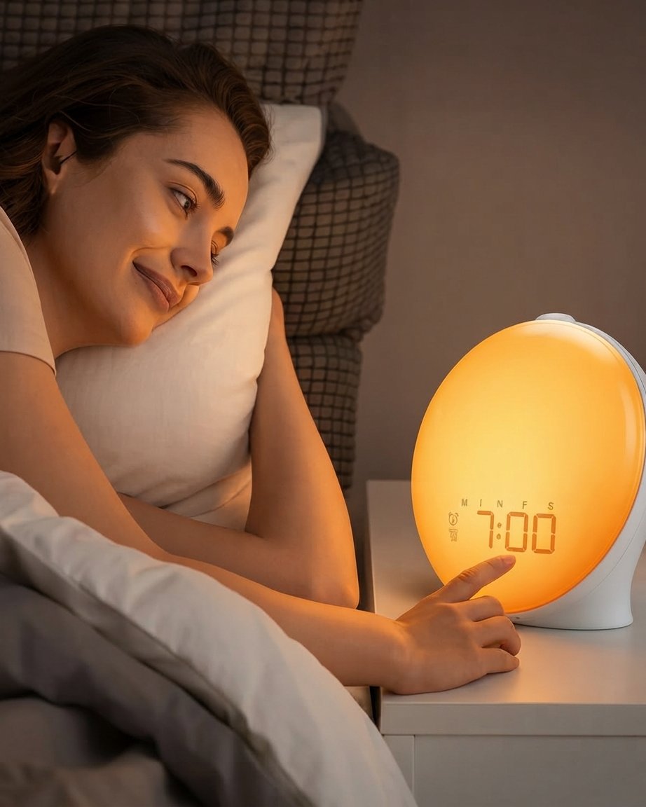 Sunrise Alarm Clock with Ambient Light and Natural Sounds