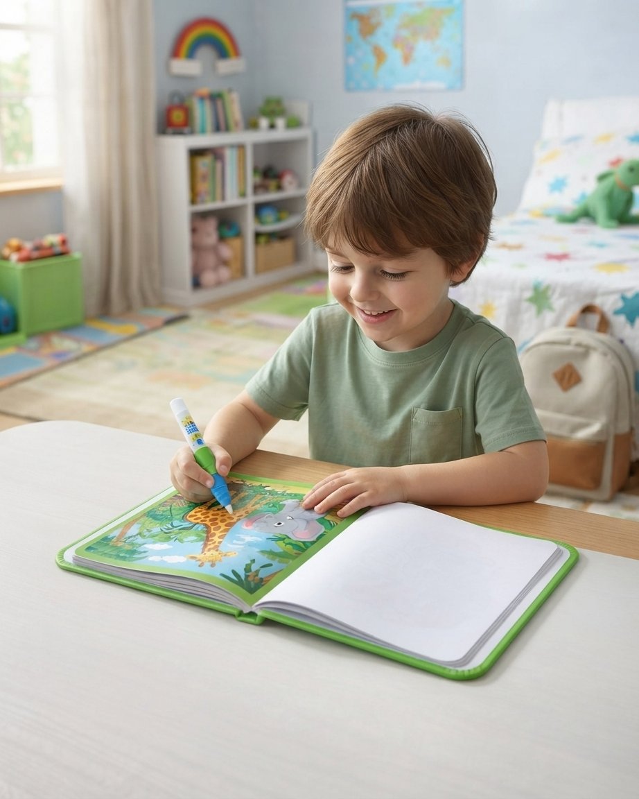 Water Painting Book for Kids – Mess-Free Reusable Colouring