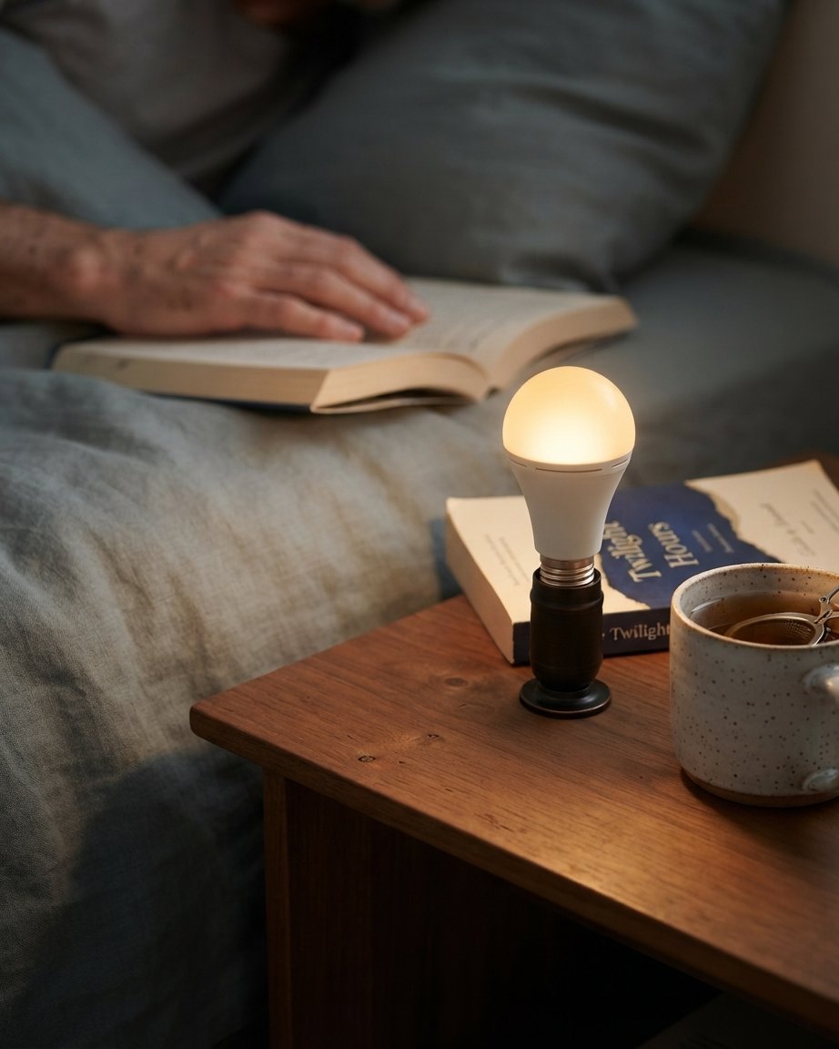 Wireless LED Table Lamp with Adjustable Brightness