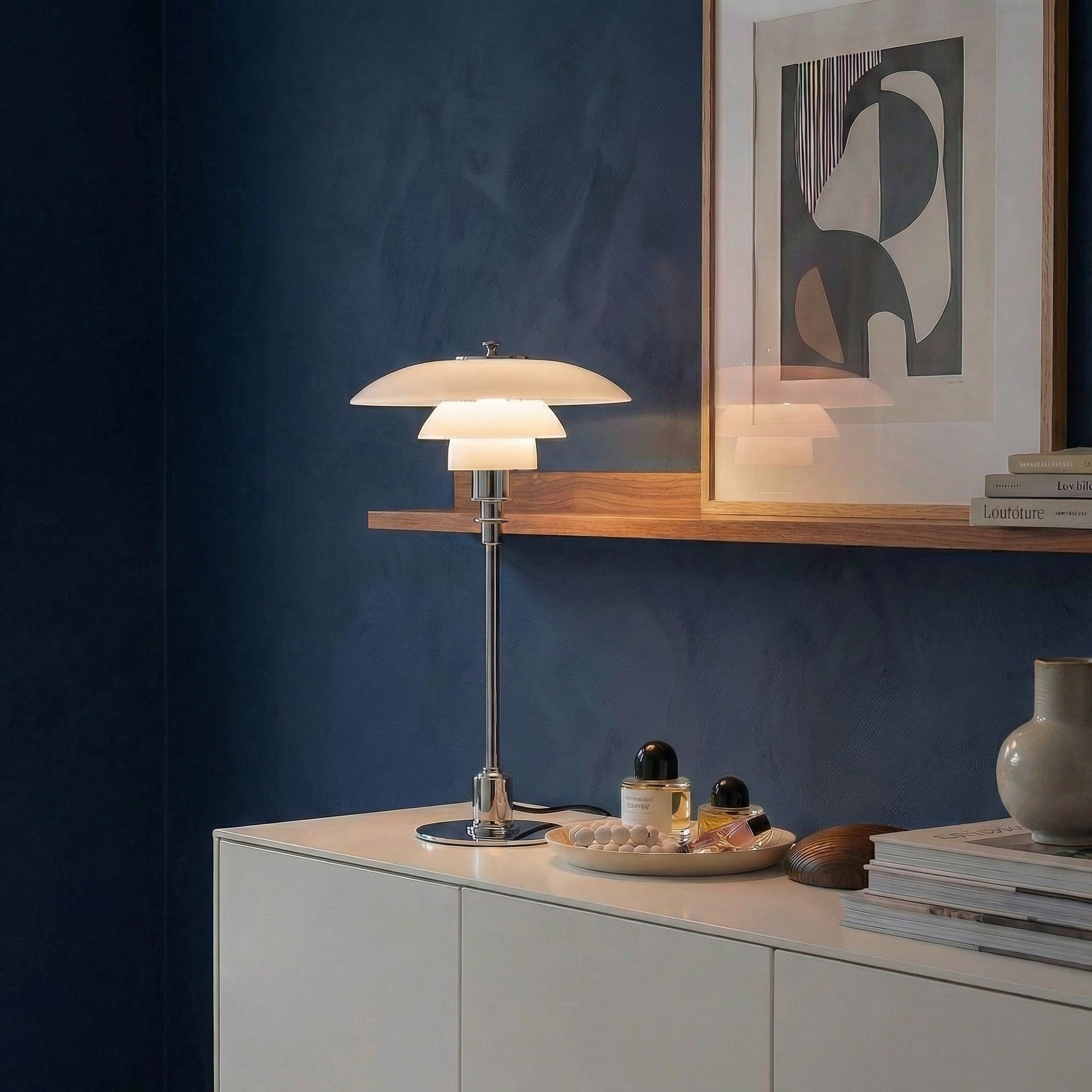 Nordica Halo Scandinavian Glass Table Light