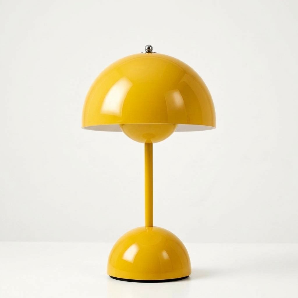 Wireless Dimmable Table Lamp with Touch Control — Yellow