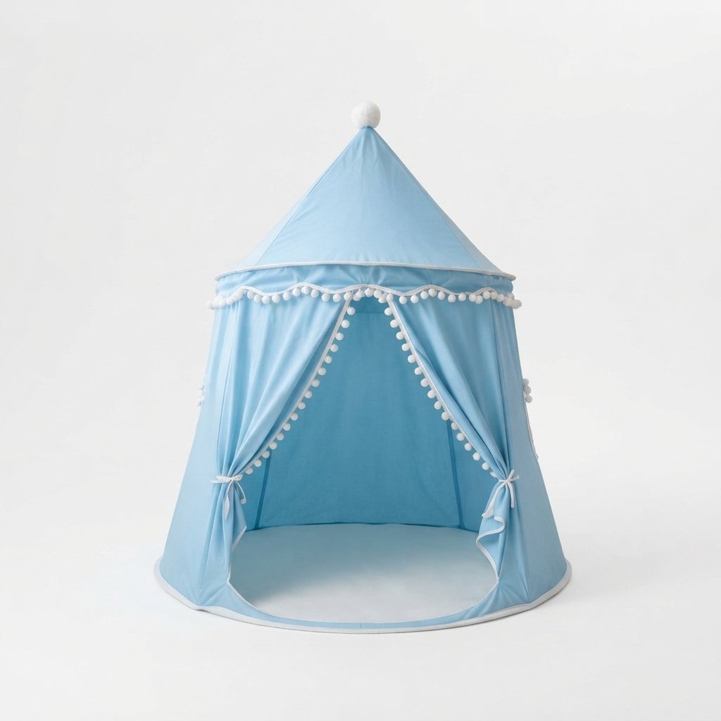 Kids Play Tent – Indoor Teepee for Toddlers & Children — Light Blue