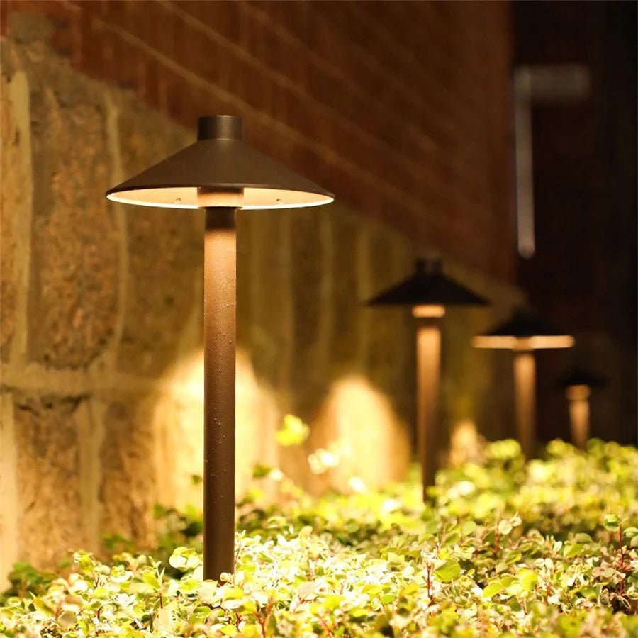 Mushroom Outdoor Path Light IP65 LED Warm White