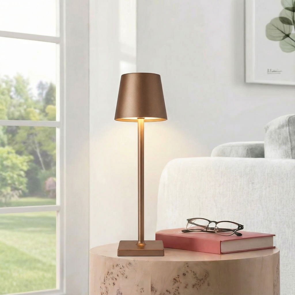Modern Touch Dimmable Rechargeable LED Table Lamp