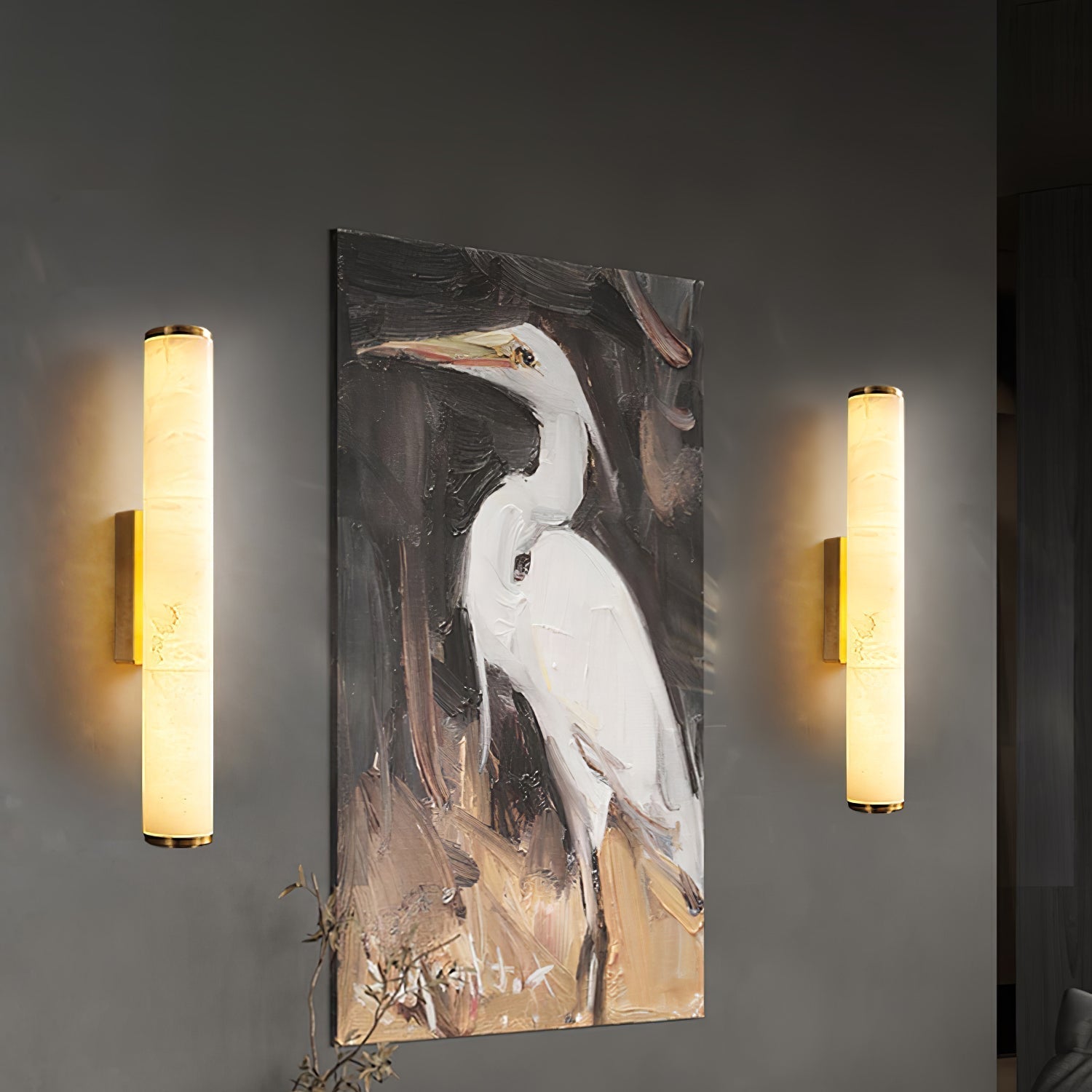 Copper Bedside Wall Sconce LED Warm White 14W