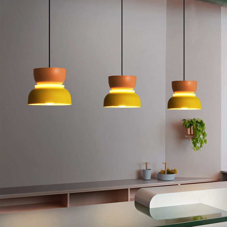 Macaron Acrylic Dome Pendant Light LED E27 12W