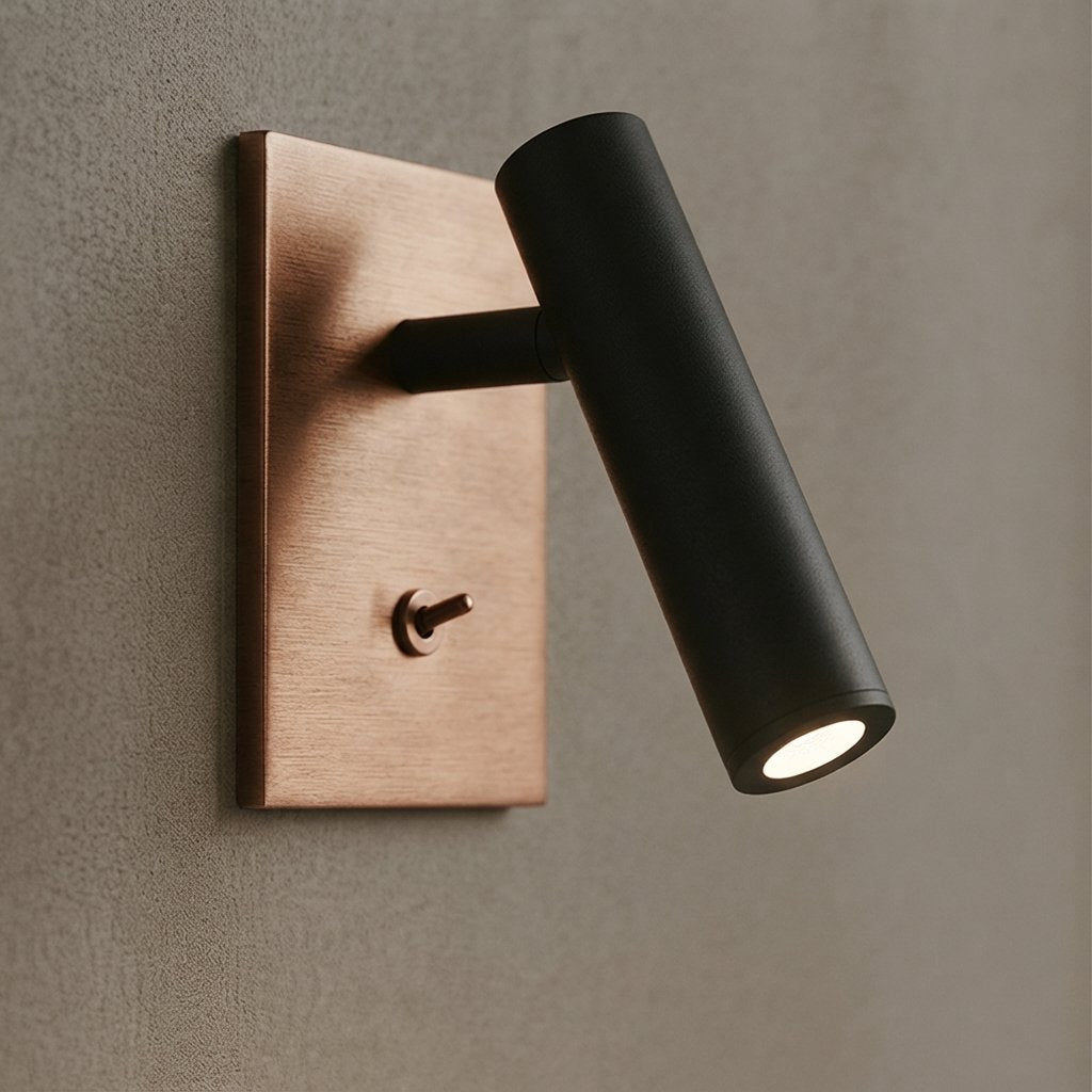 Adjustable LED Wall Sconce with Knob Switch, Warm White