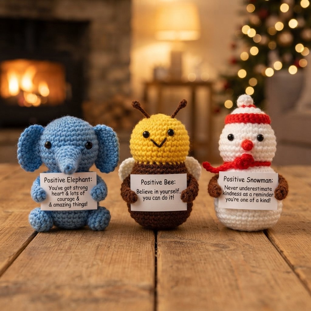 Advent Calendar with Crocheted Figures – 24-Day Countdown