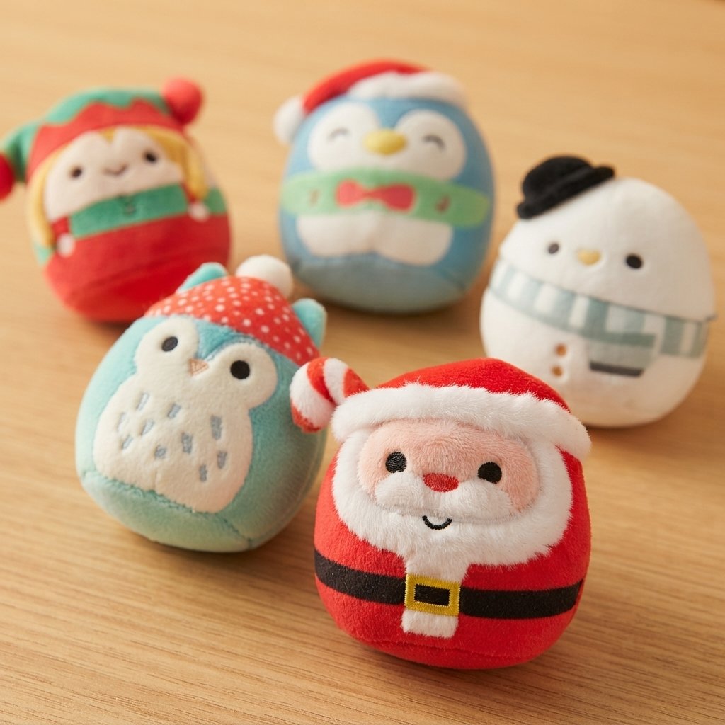 Christmas Advent Calendar with 24 Plush Figures