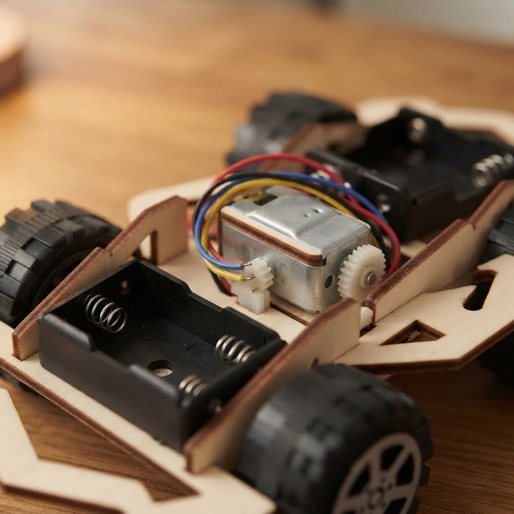 DIY Wooden Remote Control Car Kit for Kids