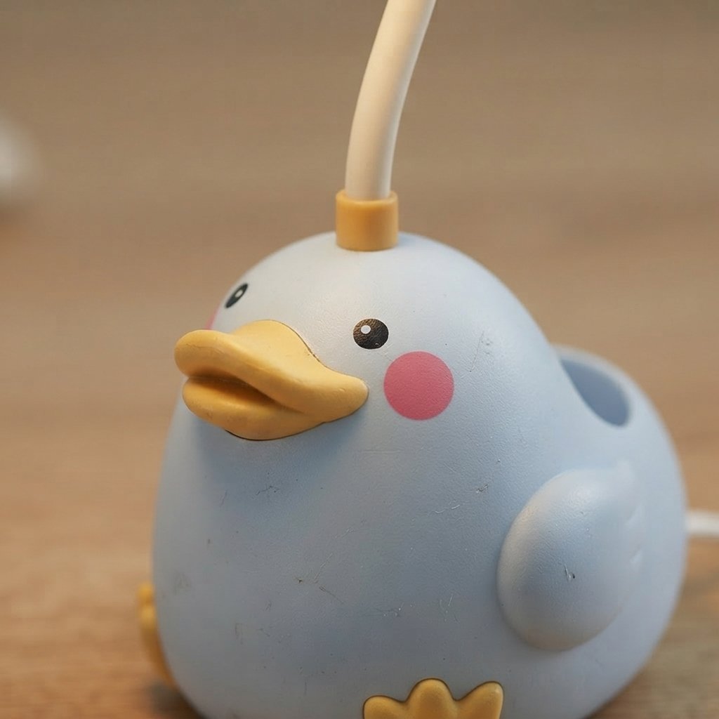 Duck LED Desk Lamp for Children with Flexible Neck
