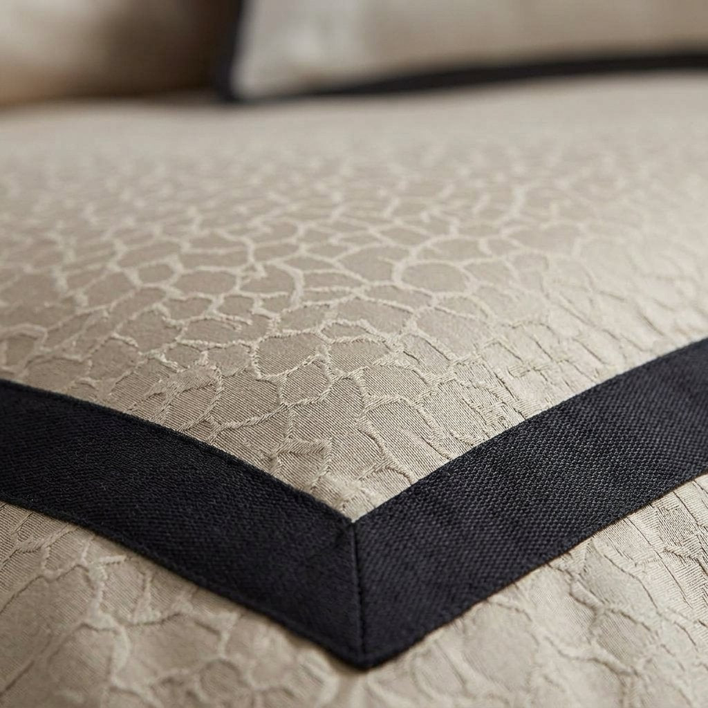 Egyptian Cotton Duvet Cover – Jacquard Weave, Double & King