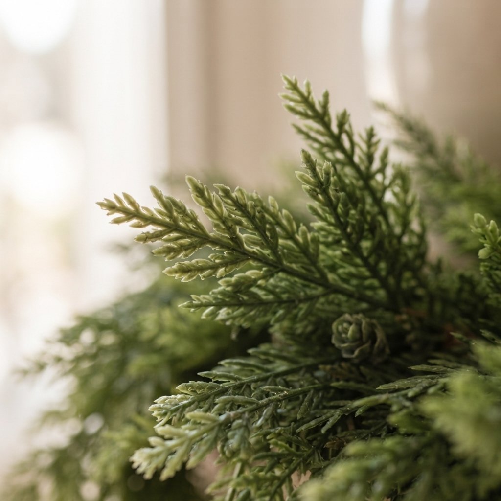 Faux Cedar Garland, 6 ft – Lifelike Artificial Greenery
