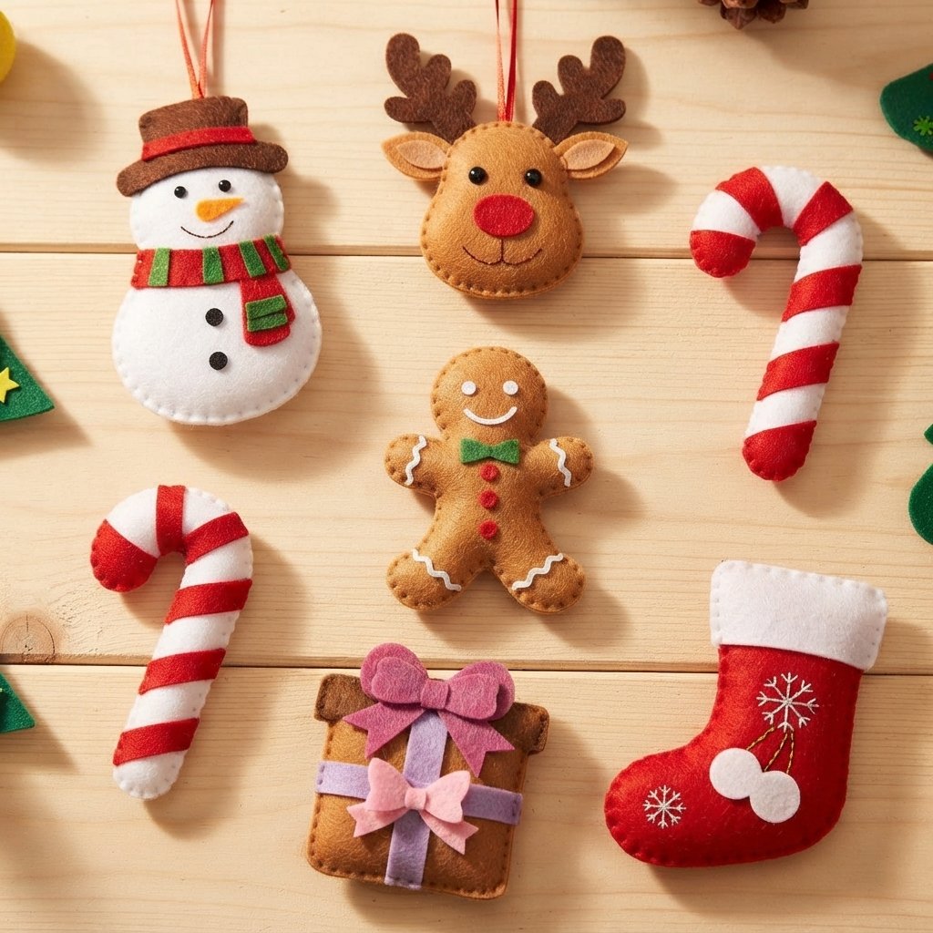 Felt Christmas Tree for Kids with Lights & 30+ Ornaments