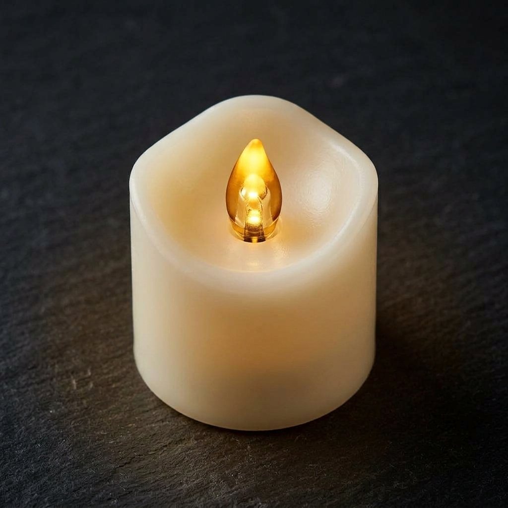 Flameless LED Tea Light Candles with Warm Glow – Set for Home and Event Decoration