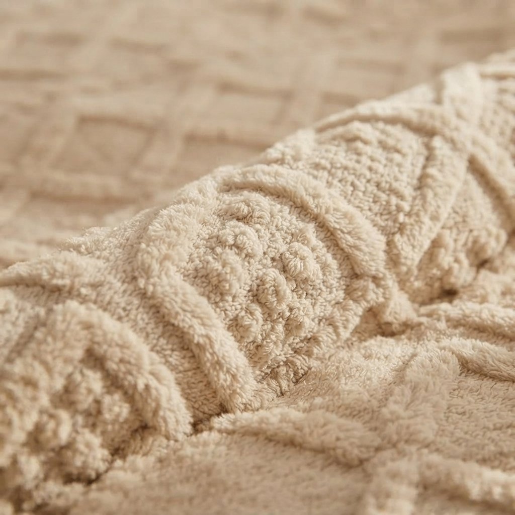 Fluffy Pillowcases Set of 2 – Textured Plush, 48x74 cm