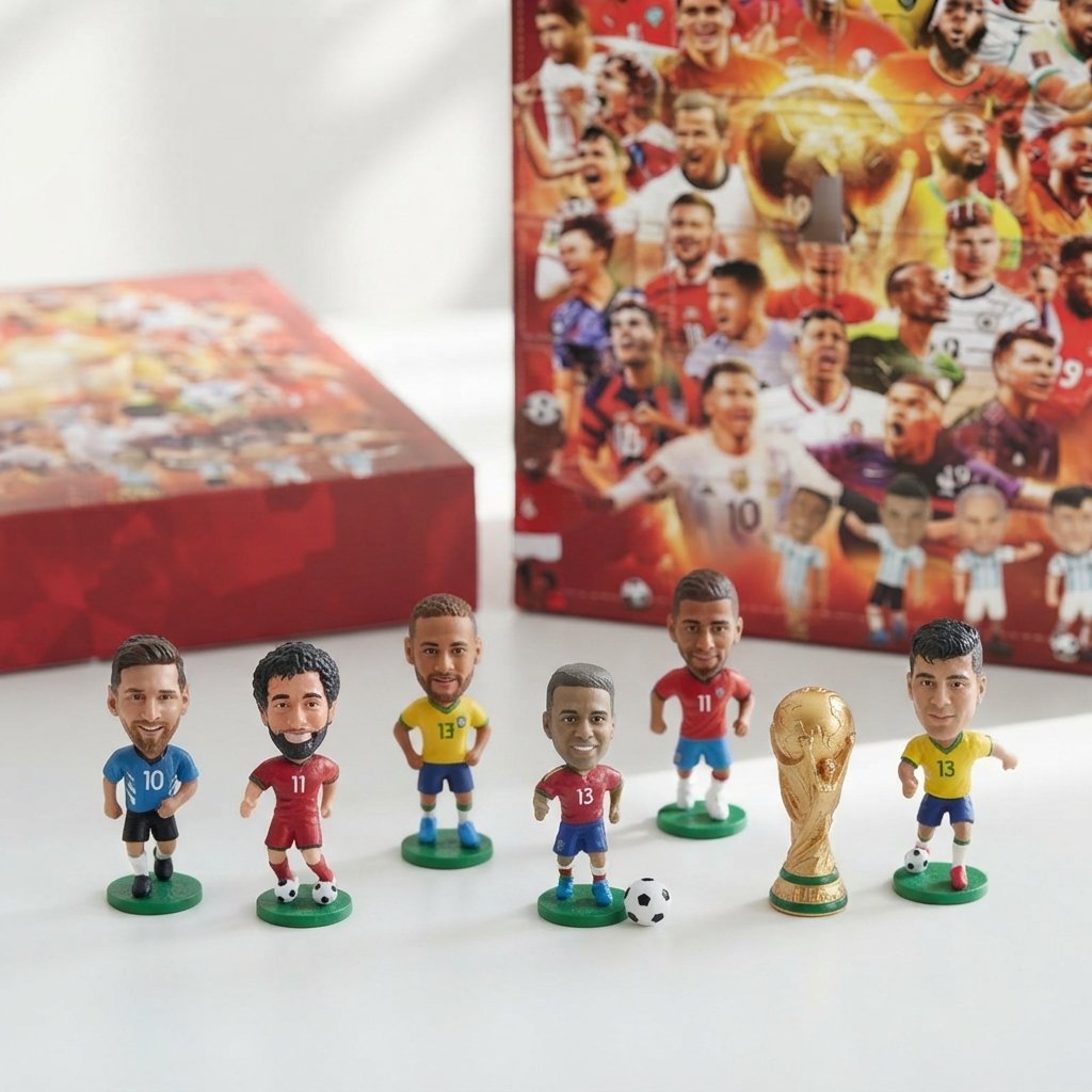 Football Advent Calendar with 24 Figurine Surprises