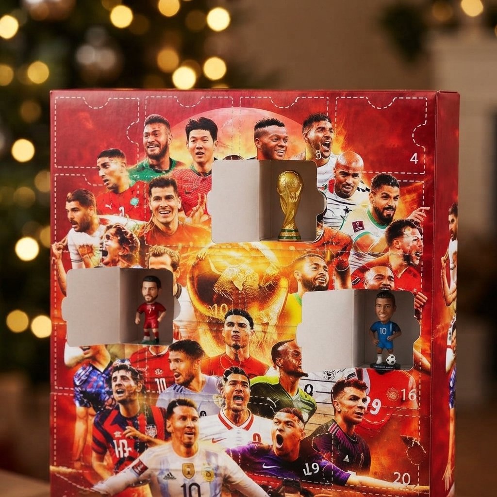 Football Advent Calendar with 24 Surprise Doors