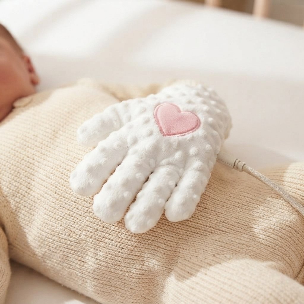 Goose Plush Toy with Vibrating Comfort Hand