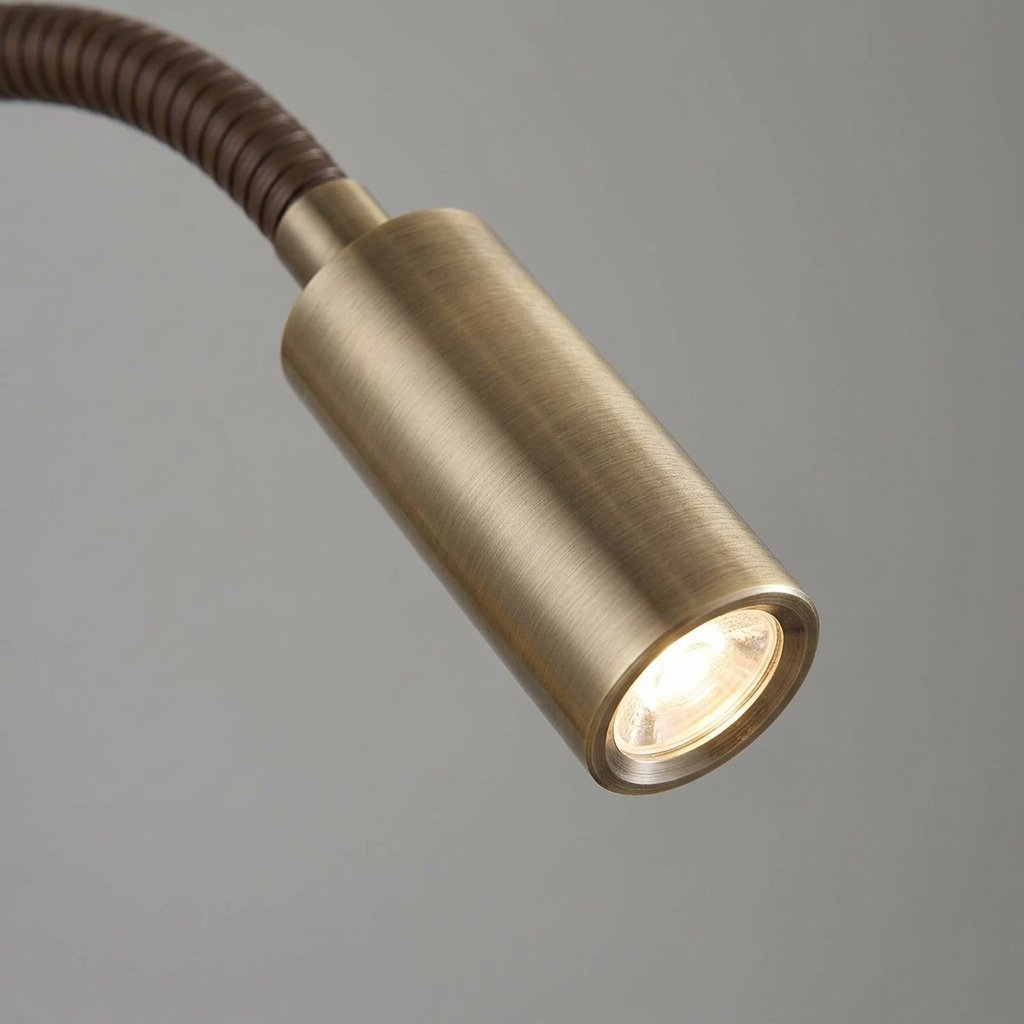 Gooseneck LED Wall Reading Lamp with Flexible Arm