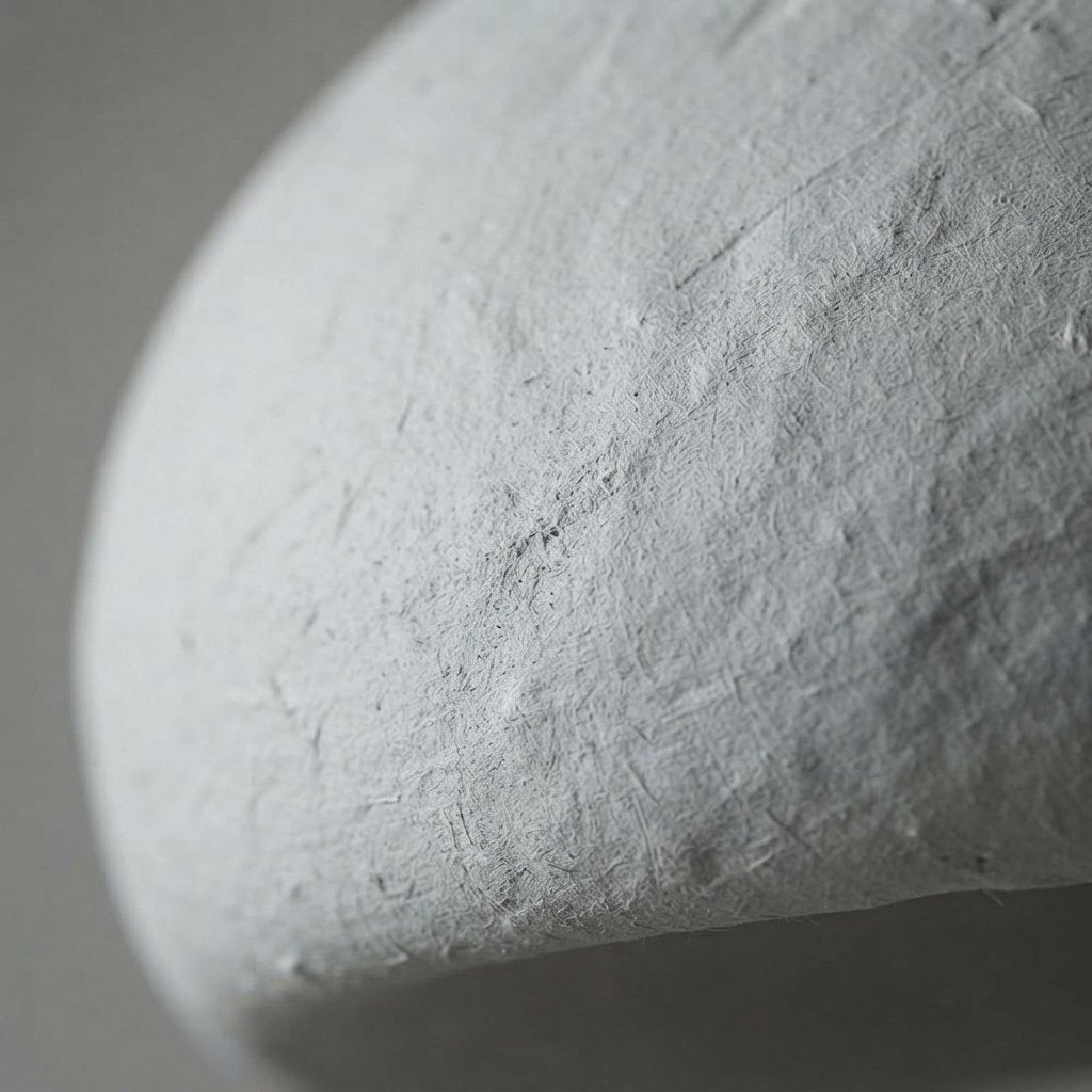 Handmade Wabi-Sabi Pendant Light, Nordic Dome Shade