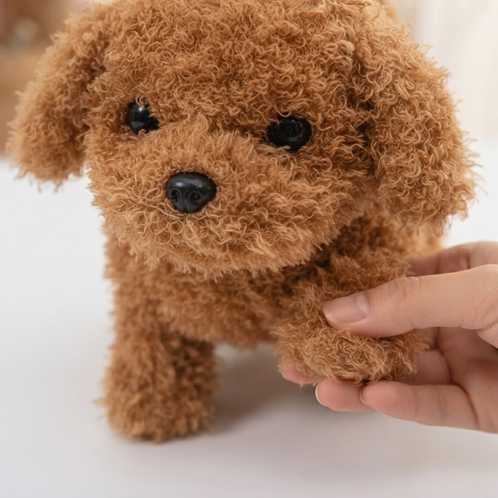 Interactive Walking Barking Plush Puppy Toy