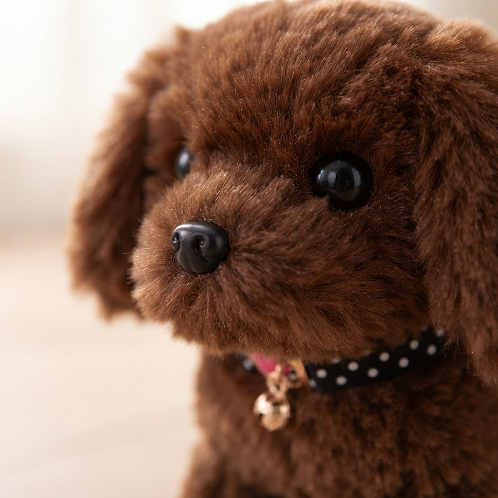 Interactive Walking Plush Puppy Toy with Barking Sound