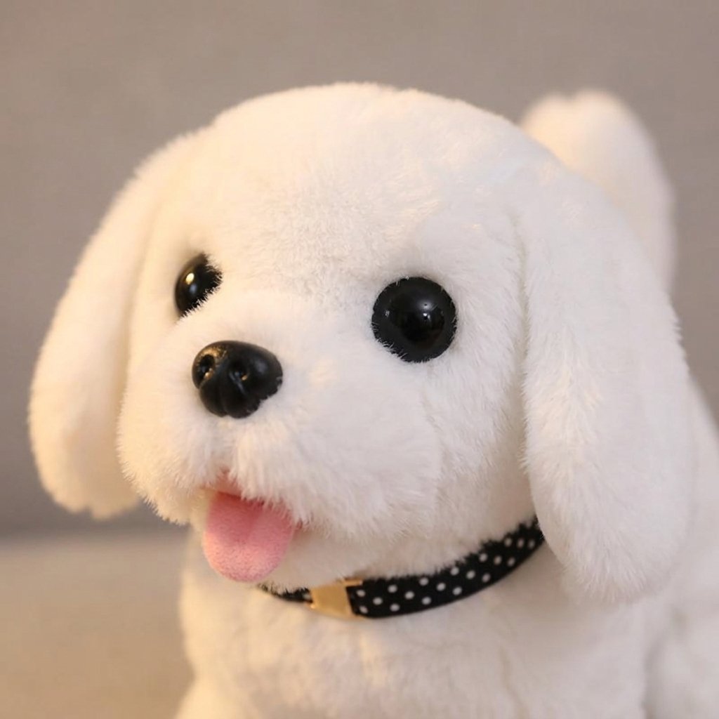 Interactive Walking Plush Robot Puppy Toy with Sounds