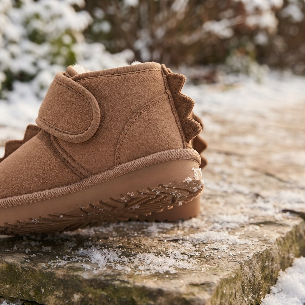 Kids' Dinosaur Snow Boots with Insulated Lining