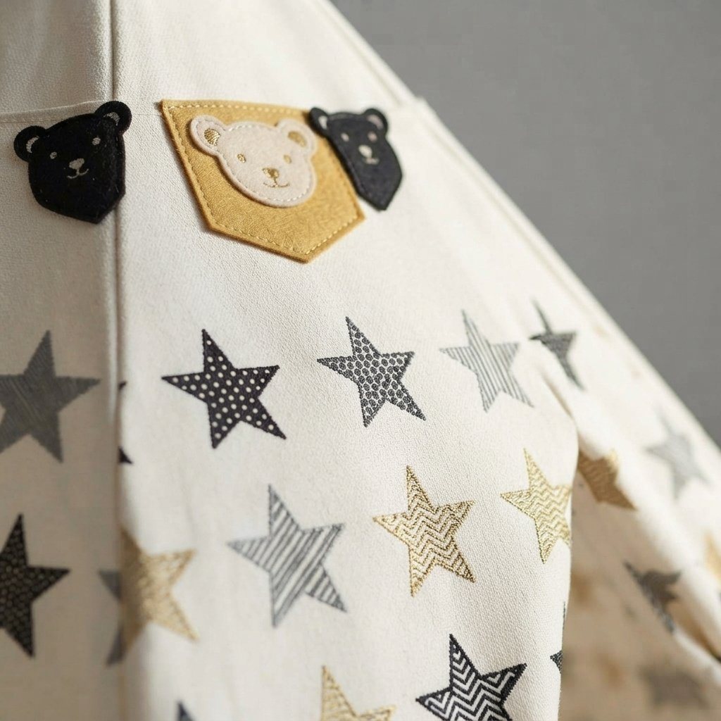 Kids Indoor Play Tent with Star Pattern
